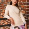 OATMEAL PATCHWORK PRINT DRESS