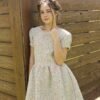 CONFETTI TWEED DRESS