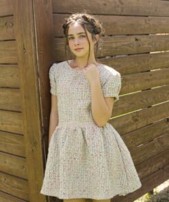 CONFETTI TWEED DRESS