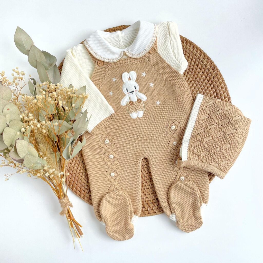 Bunny Three Piece Knitted